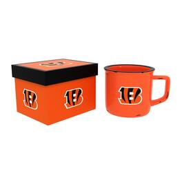 Evergreen Enterprises - Cincinnati Bengals 14oz. Ceramic Camp Cup with Gift Box - Multicolor
