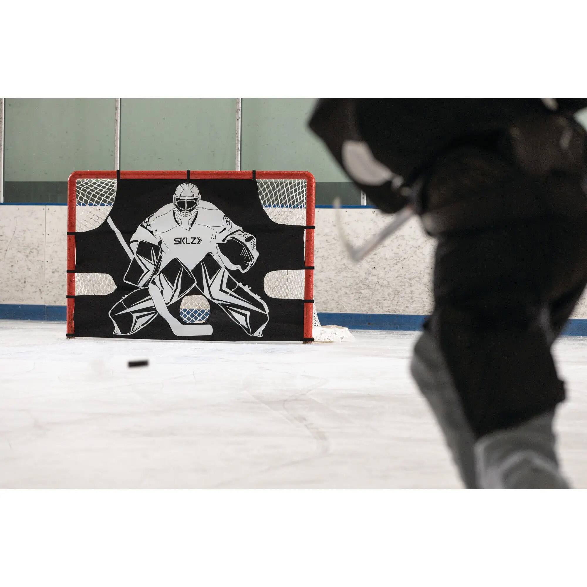 Alt View 3. SKLZ - SKLZ Ice Hockey Shooting Trainer - Black/White.