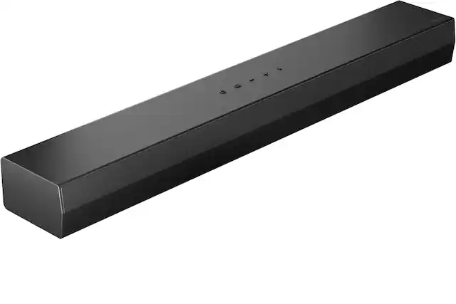 Front. LG - 2.0-Channel S20A Soundbar with Built-in Woofer, DTS Digital Surround, Bluetooth Connectivity - Black - Black.