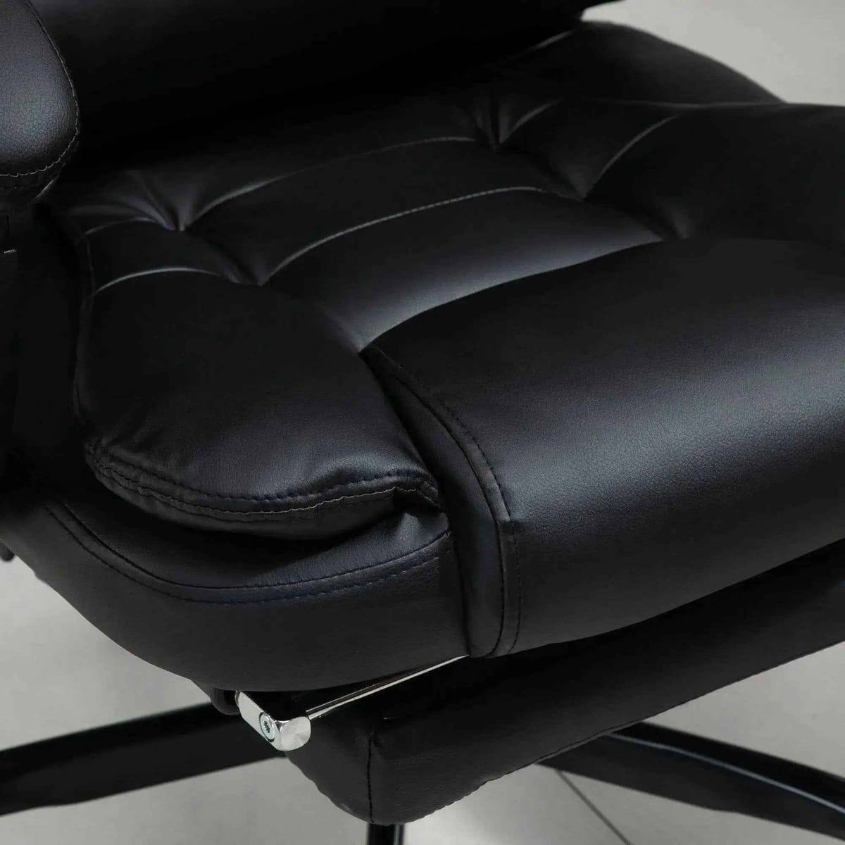 Alt View 5. Vinsetto - Deluxe Ergonomic Massage Office Chair with Lumbar Support and - Black.