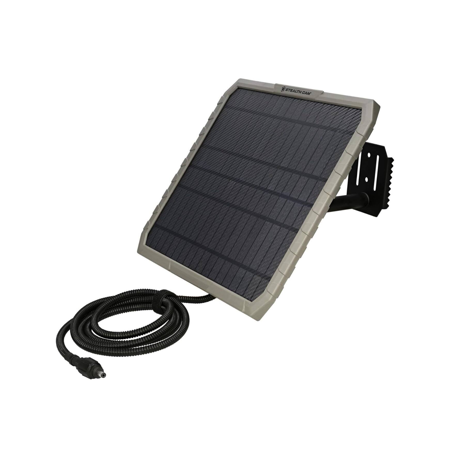 Left. Stealth Cam - Stealth Cam FieldMAX EX 10-Inch Solar Panel (2-Pack) Bundle with Card Reader.
