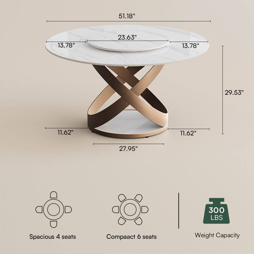 51.18" 13.78" 23.63" 13.78" 29.53" 11.62" 11.62" 27.95" 300 LBS Spacious 4 seats Compact 6 seats Weight Capacity