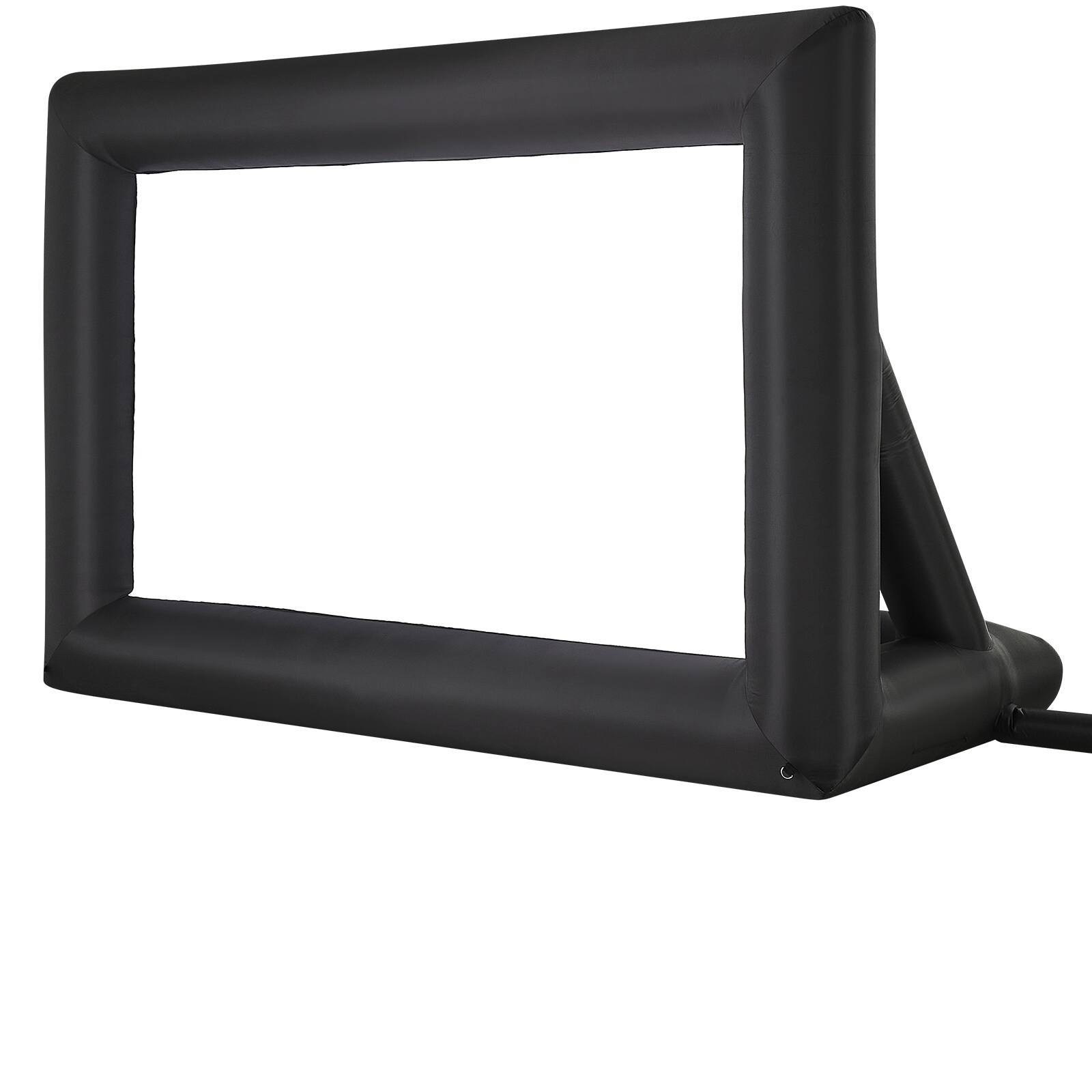 Alt View 5. VEVOR - 16FT Inflatable Projector Screen, Inflatable Movie Screen Outdoor with 250W Air Blower Projector Screen - Black,White.