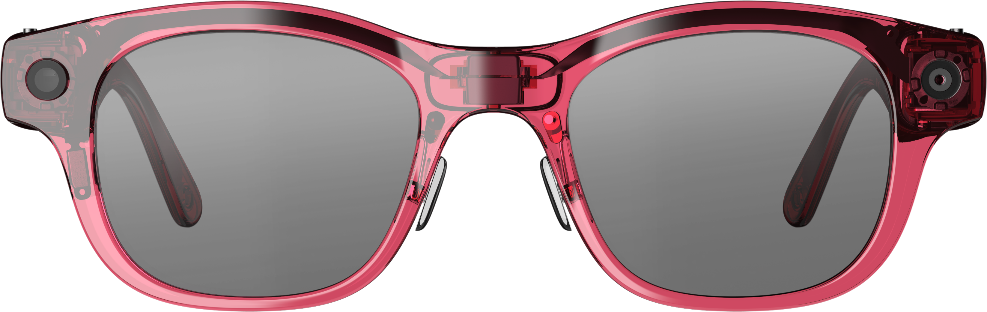 Alt View 1. HTC - VIVE Eagle™ AI Glasses – Square (Wayfarer), Sunglass Lens - Berry.
