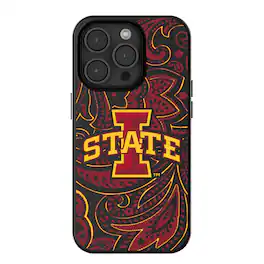 Keyscaper - NCAA - Iowa State Cyclones Paisley iPhone Magnetic Bump Case - 13 - Black