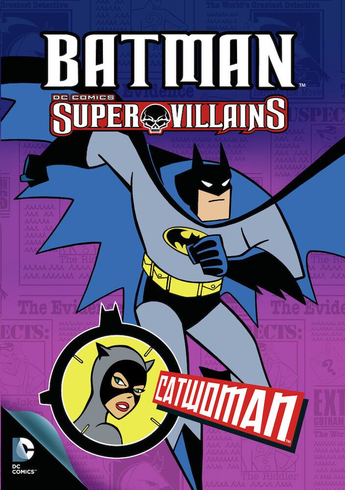 Front. Batman Super Villains: Catwoman - DVD.