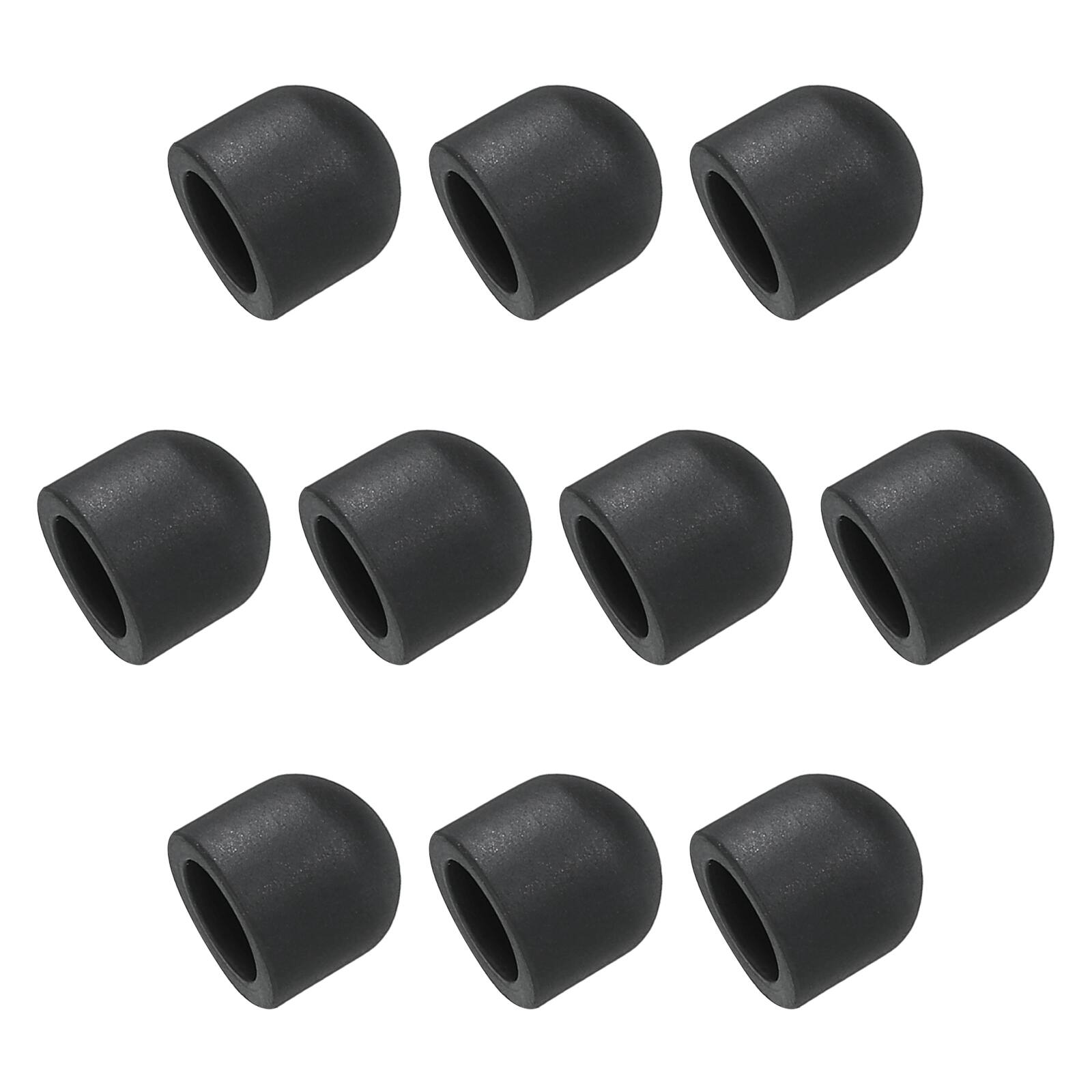 Front. Unique Bargains - 50pcs 7.5mm Conductive Rubber Fine Tips Soft Universal Replacement for Capacitive Touch Screen Stylus Pen - Black.