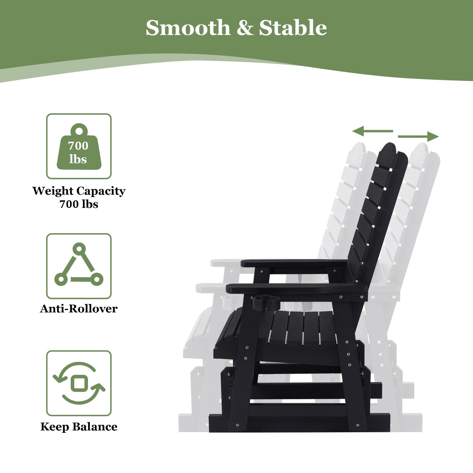 Smooth & Stable

- Weight Capacity: 700 lbs
- Anti-Rollover
- Keep Balance