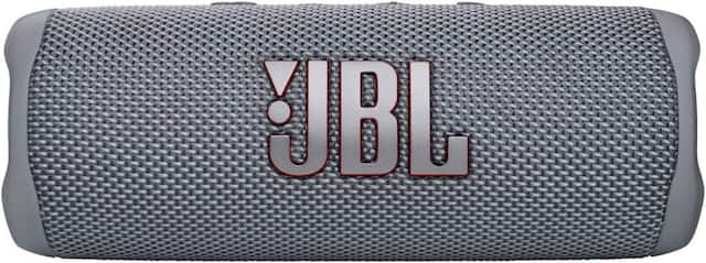Front. JBL - JBL FLIP 6 Portable Wireless Bluetooth Speaker Waterproof - Gray - Gray.