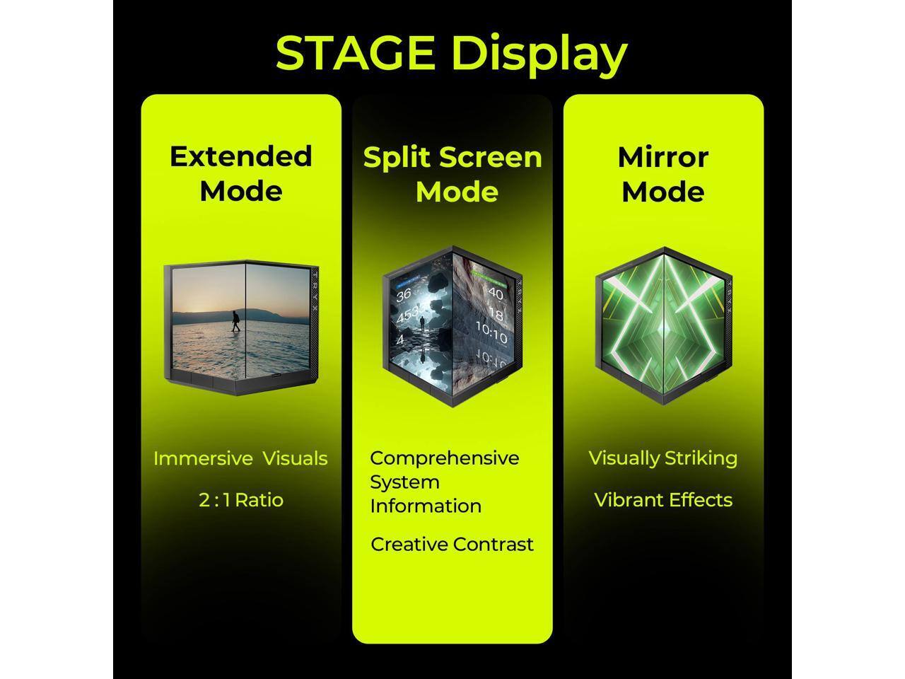 TRYX L S360A DM3M G0K Stage 360mm AIO Screen3D Display Modes