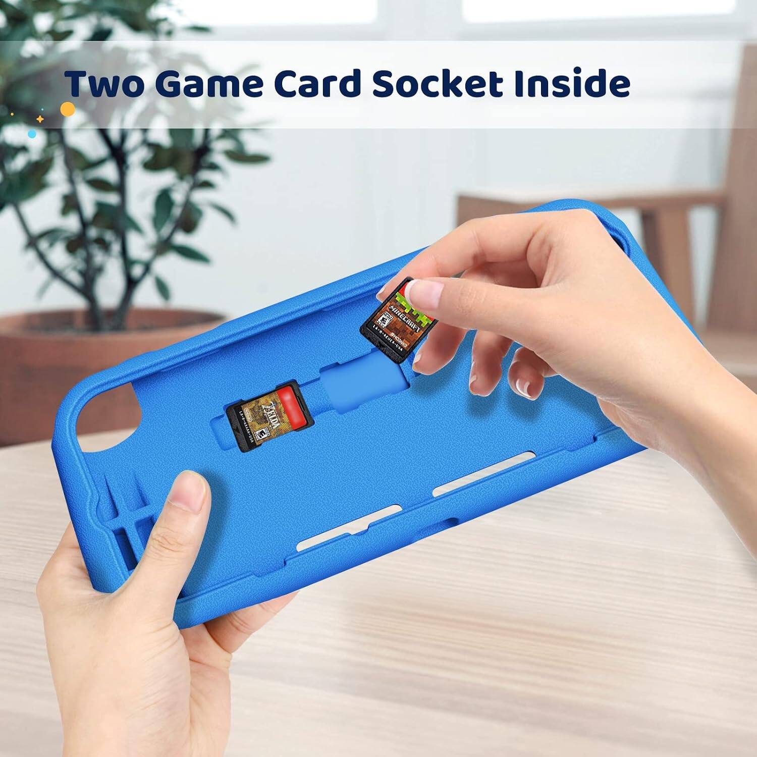 Two Game Card Socket Inside

8 MINECRAFT
ZELDA