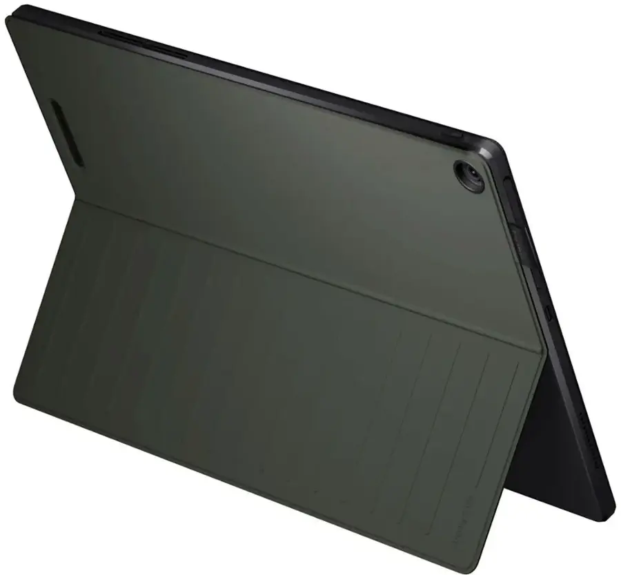 The image features a green and black laptop, which is an ASUS ProArt device. The laptop is open and resting on a white background, showcasing its sleek design and color scheme. The ProArt series is known for its high-quality display and performance, making it a popular choice among professionals and creative individuals.