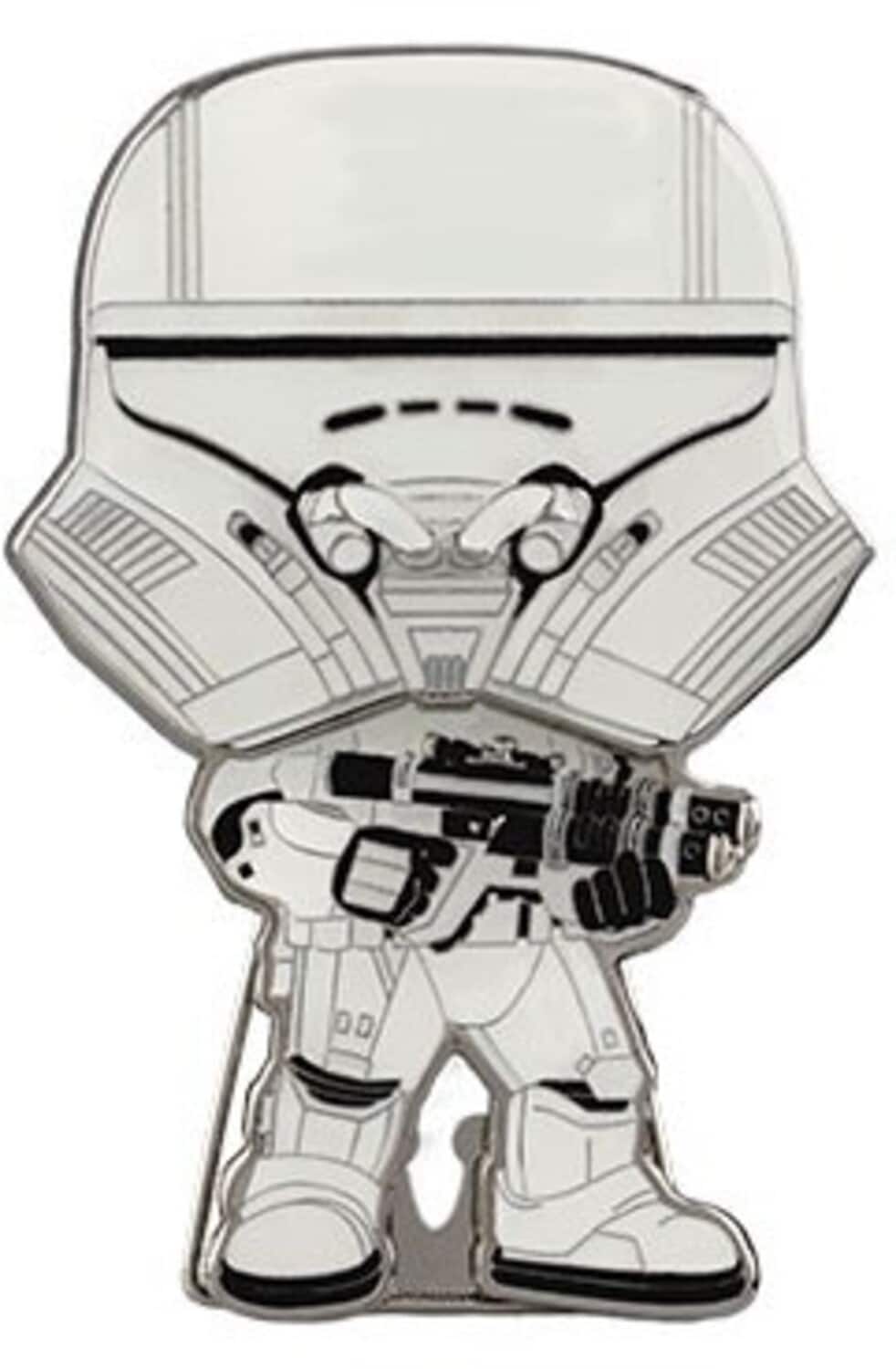 FUNKO POP! PINS: STAR WARS - First order Jet Trooper White (Styles May Vary) - APPAREL - Mulitcolor