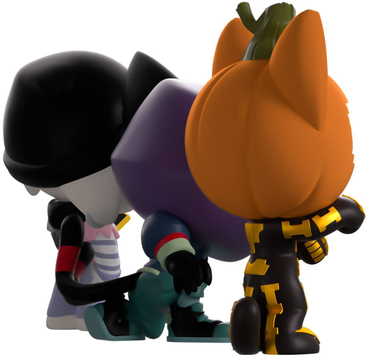 Alt View 3. Youtooz - Fortnite Minitooz 3-Pack: Spice, Nyanja & Meow Skulls (2-2" - 2.4" Figures).