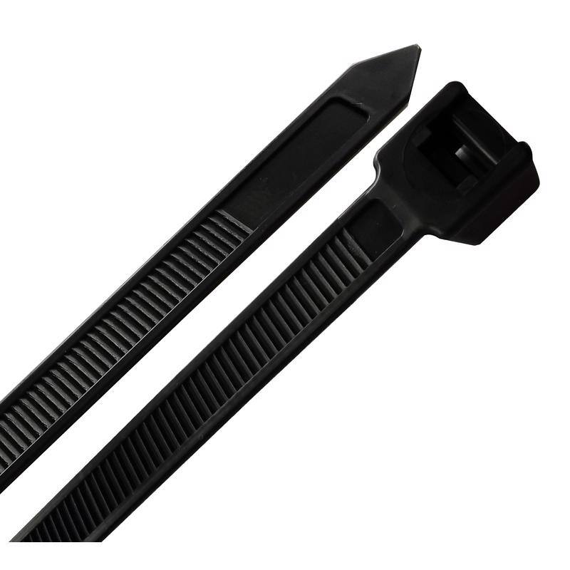 Angle. HomePlus - Home Plus 36 in. L Black Cable Tie 10 pk.