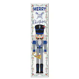 Jardine - Hampton Pirates 11" x 46" Nutcracker Holiday Leaner Sign - White