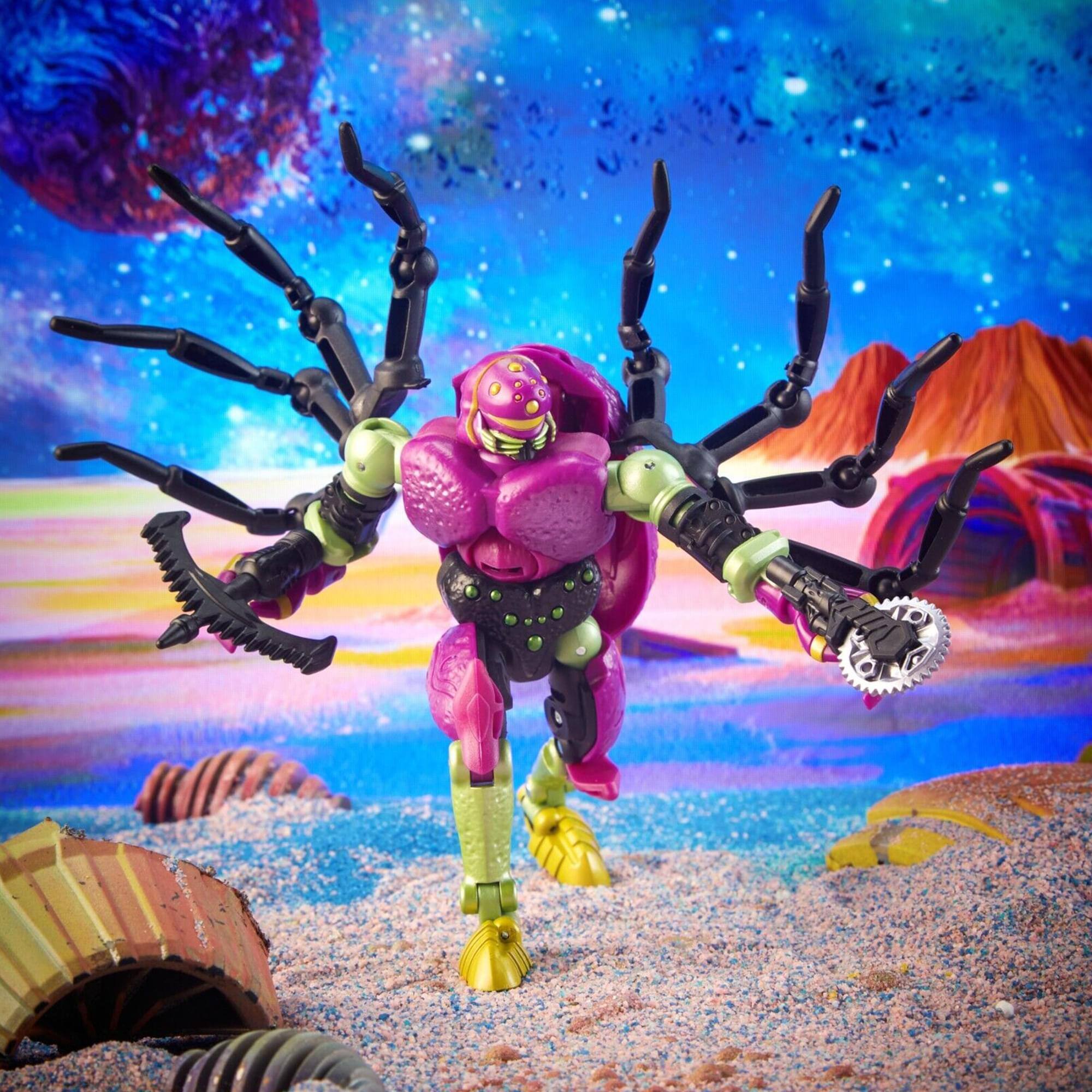 Alt View 5. Transformers - Hasbro F7204 5.5 inch Transformers Legacy Evolution Predacon Tarantulas - Black.