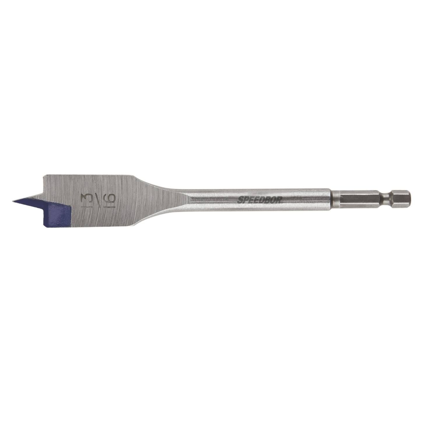 Angle. Irwin - Irwin Speedbor 13/16 in. X 6 in. L Carbon Steel Wood Boring Bit Hex Shank 1 pc.