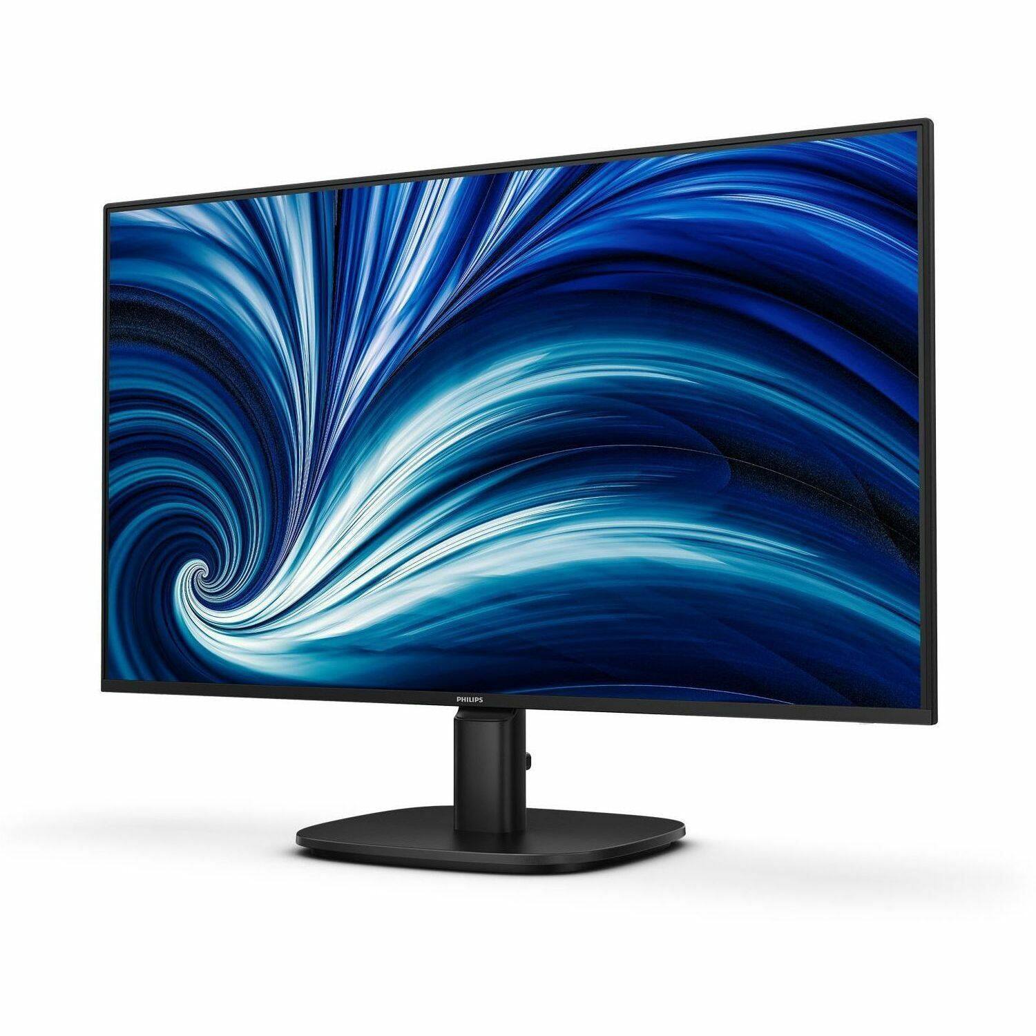 Alt View 2. Philips - Philips 24B2N2100 24" Class Full HD LED Monitor - 16:9 - Textured Black - 23.8" Viewable - In-plane Switching (IPS) - Black.