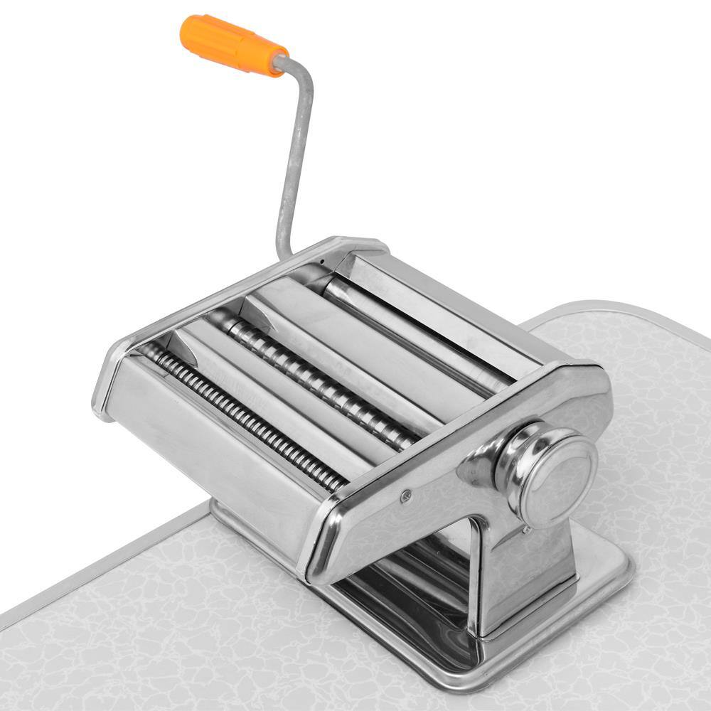 Alt View 1. Winado - 150mm 6" Fresh Pasta Maker Roller Machine for Spaghetti Noodle Fettuccine - Silver.