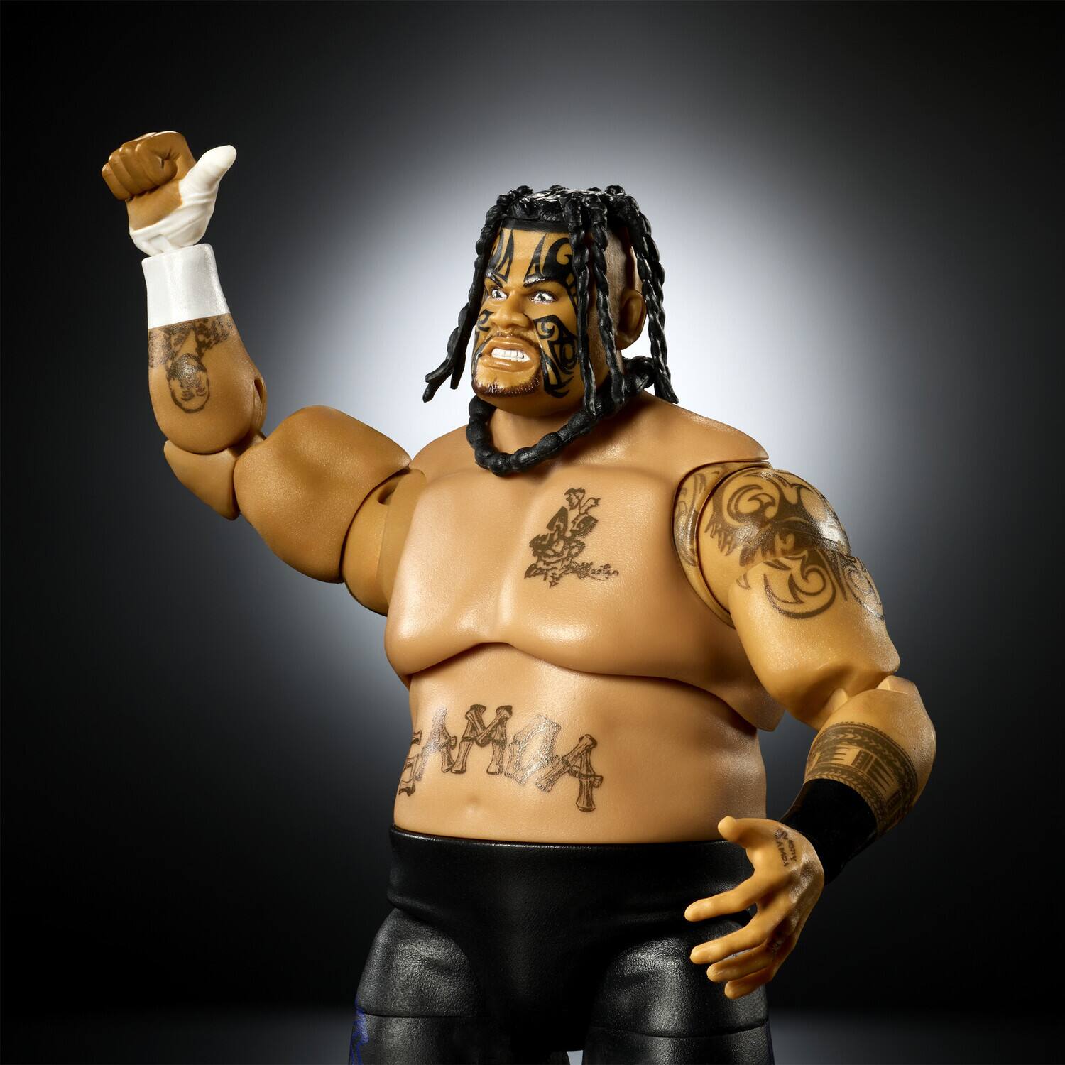 Alt View 4. Mattel - Mattel Collectible - WWE Ultimate Edition 6" Umaga Action Figure   - COLLECTIBLES - Multicolor.
