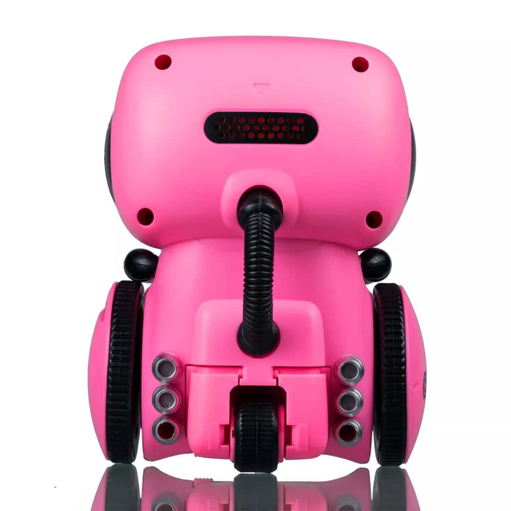 Back. Contixo - Kids Smart Robot Toy – Interactive Mini Robot with Voice Control, Singing, Dancing & Touch Sensor - Pink.