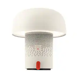 Kooduu - Sensa Play- White Lamp, Cordless rechargeable indoor/outdoor speaker Lamp, Sound by JBL