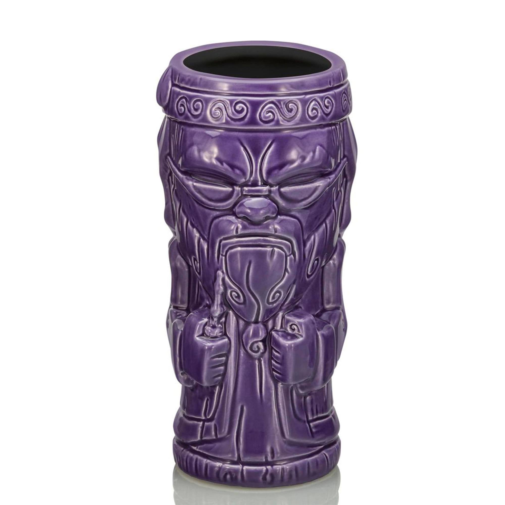 Front. Harry Potter - Geeki Tikis Harry Potter Dumbledore Ceramic Mug | Holds 18 Ounces - Black.