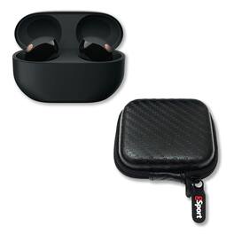 Sony - WF-1000XM5 Wireless Noise Cancelling In-Ear Headphone Bundle with gSport Hardshell Case - Black