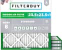 MADE IN THE USA
4 PACK FILTERBUY INDOOR AIR FILTER 23.5x23.5x1
SUITABLE FOR BOTH RESIDENTIAL & COMMERCIAL USE
ACTUAL SIZE: 23-3/8 x 23-3/8 x 3/4
MERV 8
STANDARD
Household Dust & Debris
Dust Mites & Particles
Pollen
Mold
Lint
Dander
Smoke & Smog
Bacteria
CLASSIFIED C UL US #R37912
FILTERBUY MERV 8
FILTERBUY MERV 8
FILTERBUY MERV 8