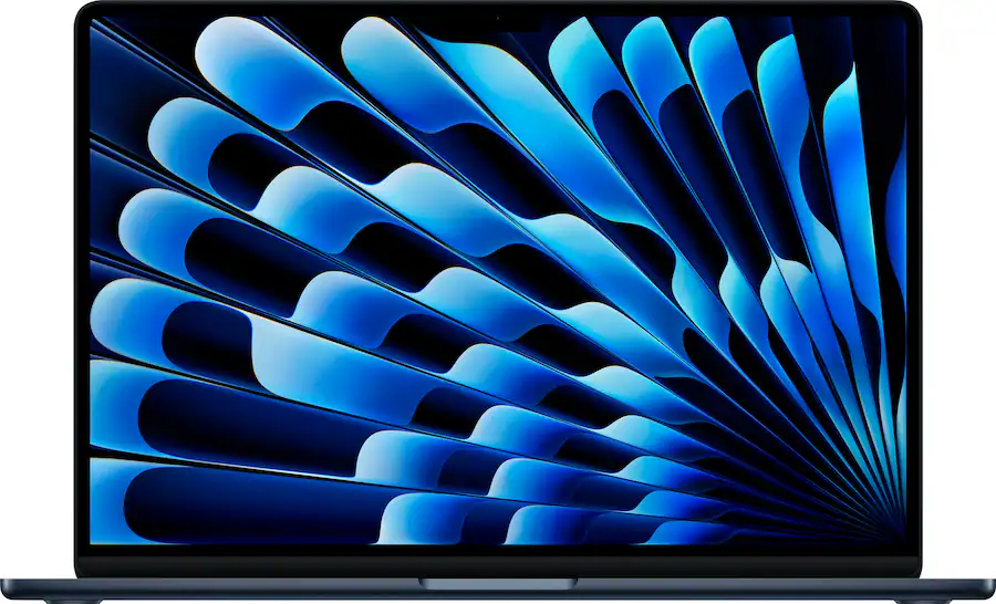 Apple - MacBook Air 15-inch Laptop - Apple M4 chip Built for Apple Intelligence - 24GB Memory - 512GB SSD - Midnight