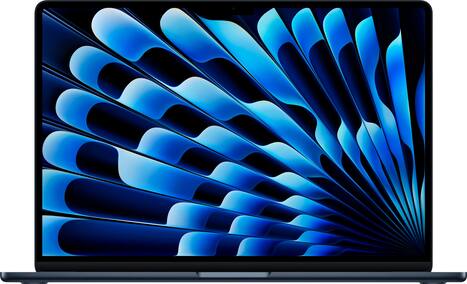 Apple - Refurbished MacBook Air 15-inch Laptop - Apple M4 chip Built for Apple Intelligence - 16GB Memory - 256GB SSD - Midnight