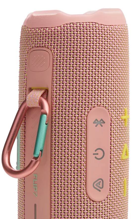 Alt View 3. JBL - JBL Portable Flip 7 Speaker - Pink - Pink.
