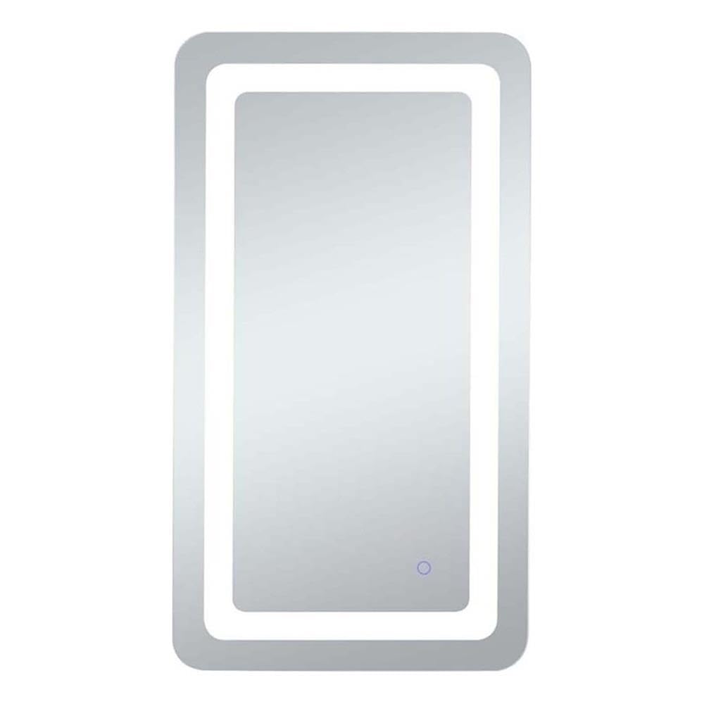 Elegant Decor - Genesis 20in x 36in soft edge LED mirror - Glossy White price history on PriceWatchPro
