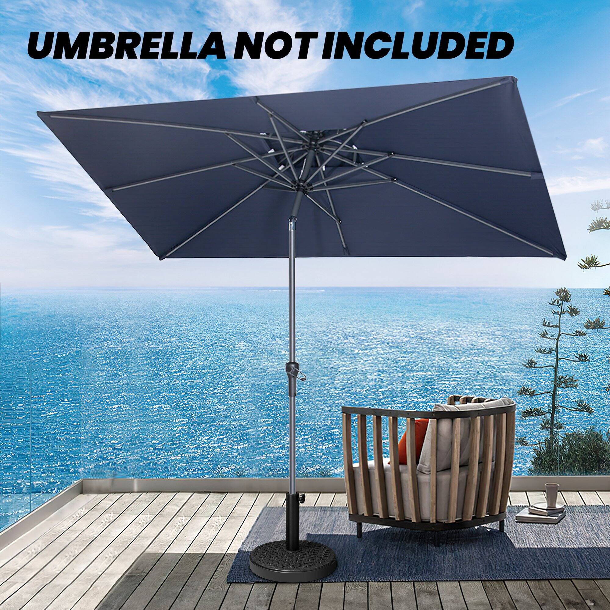 UMBRELLA NOT INCLUDED