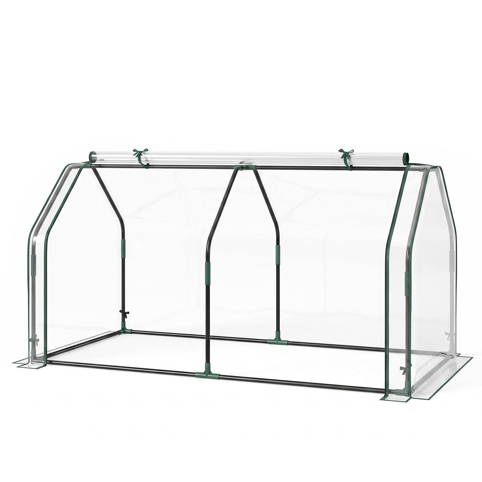 Alt View 9. Costway - Costway Portable Mini Greenhouse with PE Cover & Zippered Roll-up Door, Indoor & Outdoor.