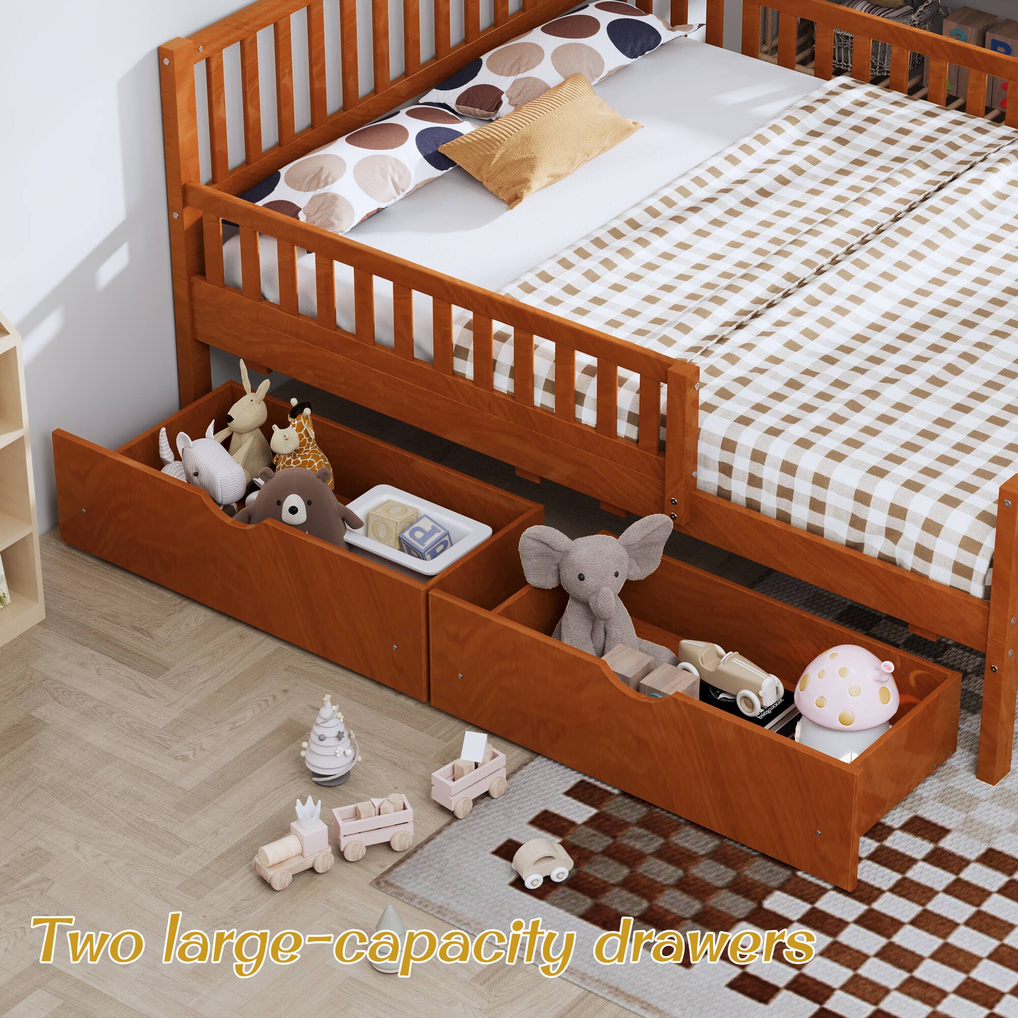 Two large-capacity drawers