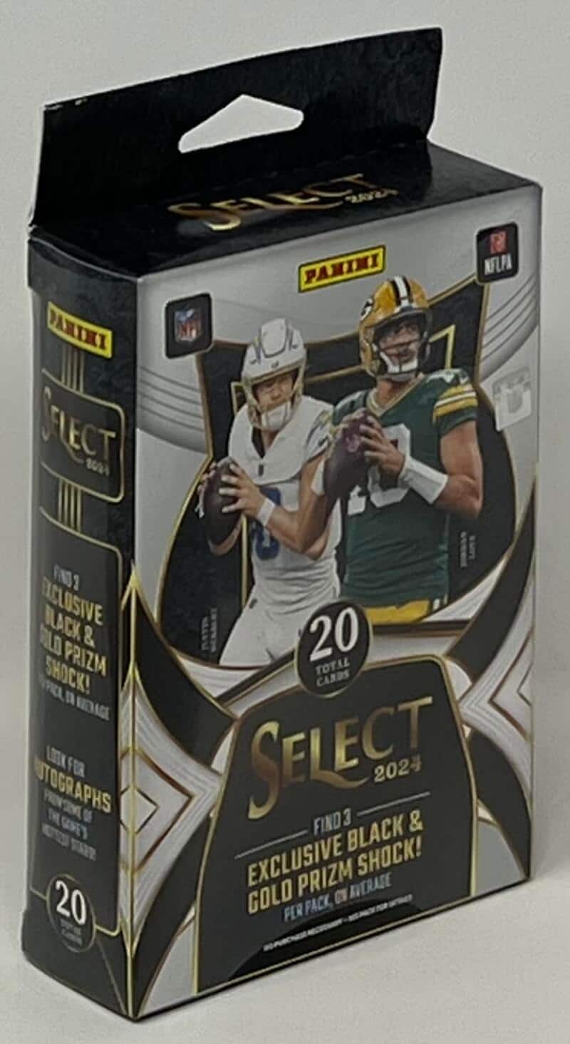2024 Panini Select Football Hanger Box ( Black and Gold Prizms Shock) price history on PriceWatchPro