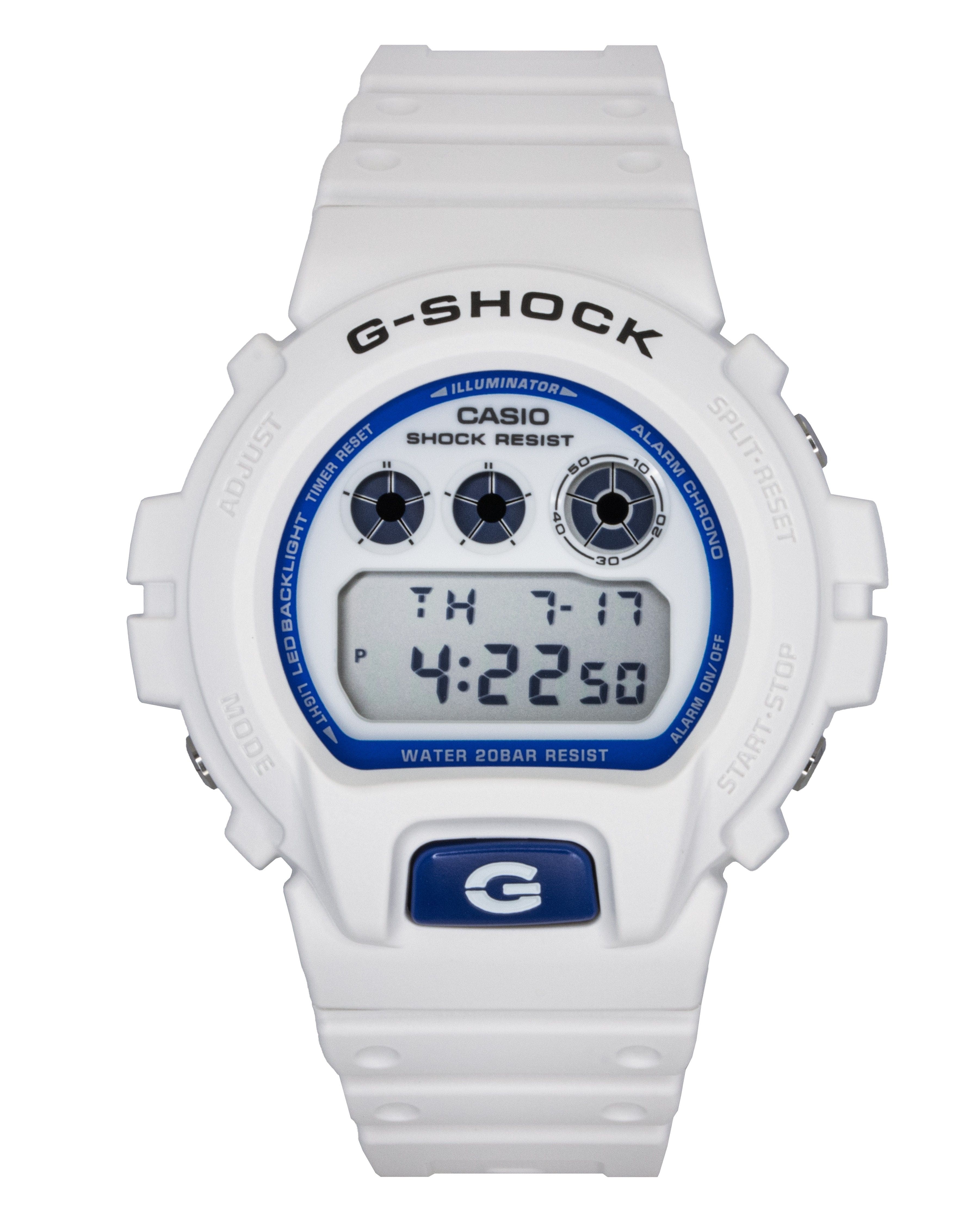 Casio G Shock Digital Resin Strap Quartz DW 6900HDS 7A1 200M Men's