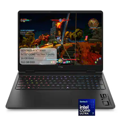 - THE GREAT NORTHERN FOREST
- GEFORCE RTX™ 5060
- INTEL® CORE™ ULTRA 7 (2026)
- 16 GB RAM
- 512 GB SSD
- Series 3
- intel CORE ULTRA 7