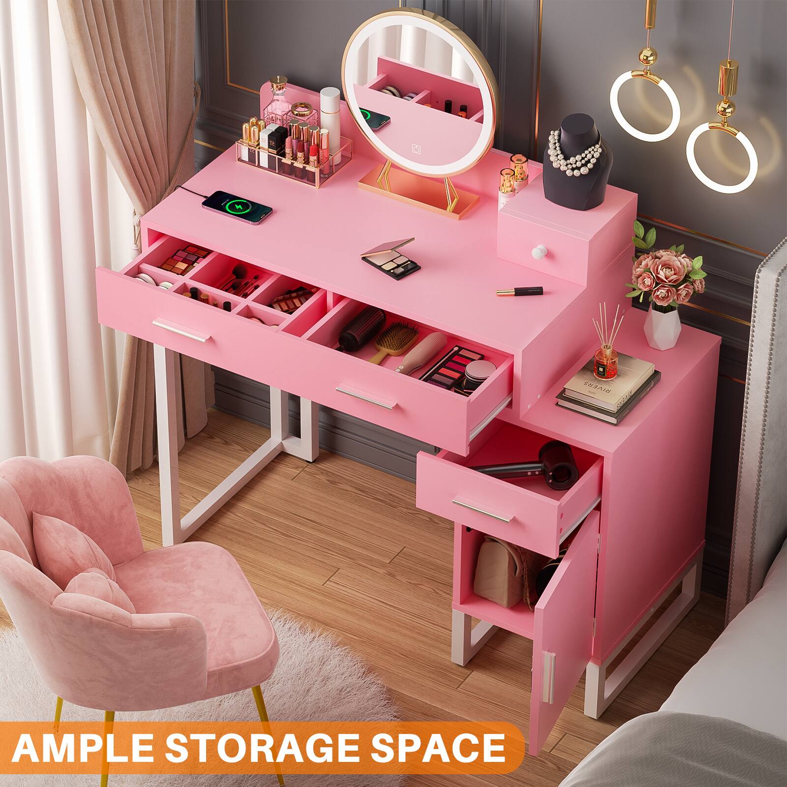 AMPLE STORAGE SPACE