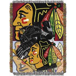 The Northwest Company Chicago Blackhawks 48'' x 60'' Home Advantage Woven Throw - Multicolor