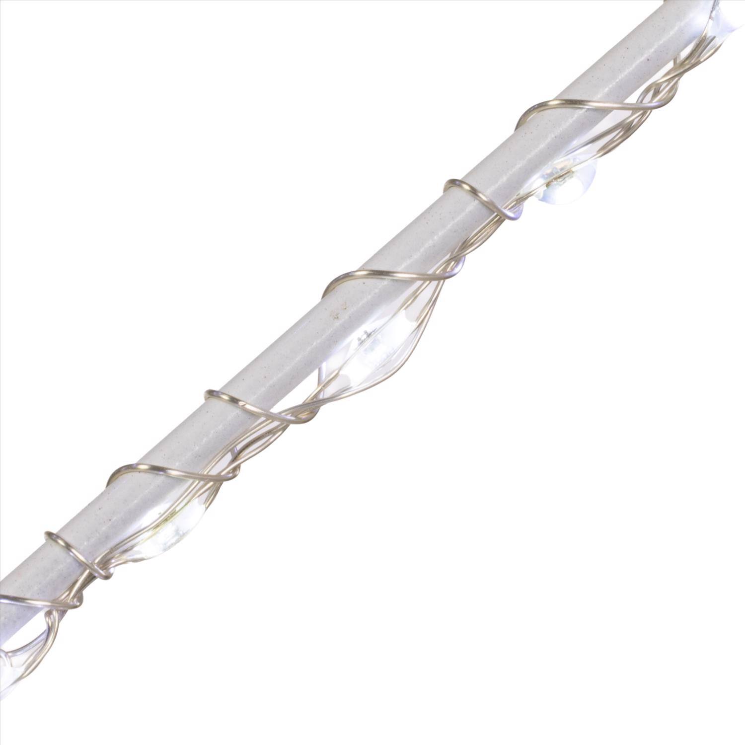 Angle. Celebrations - Celebrations LED Pure White Snowflake 24 in. Hanging Decor - White.