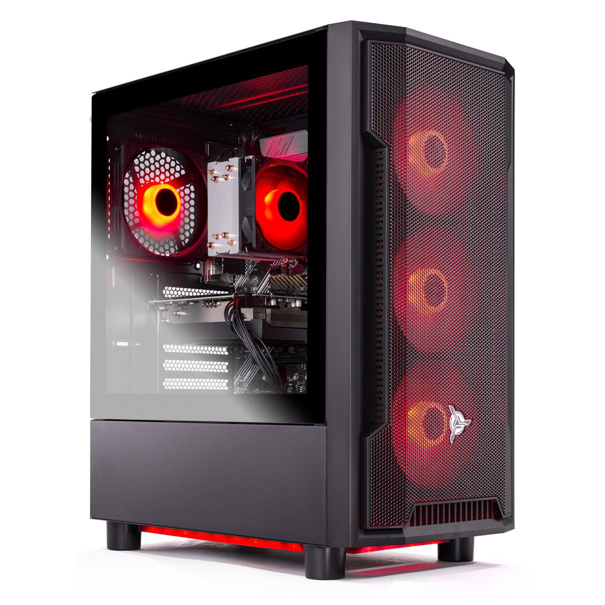 Back. Skytech Gaming - Skytech SHADOW4 - Intel Core i5 14400F, 5060, 32GB 6000 MHz DDR5 RAM, 650W GOLD PSU - Black.