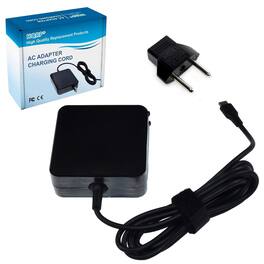 HQRP - USB-C 45 W PD Wall Charger AC Adapter with Euro Plug Adapter - Black