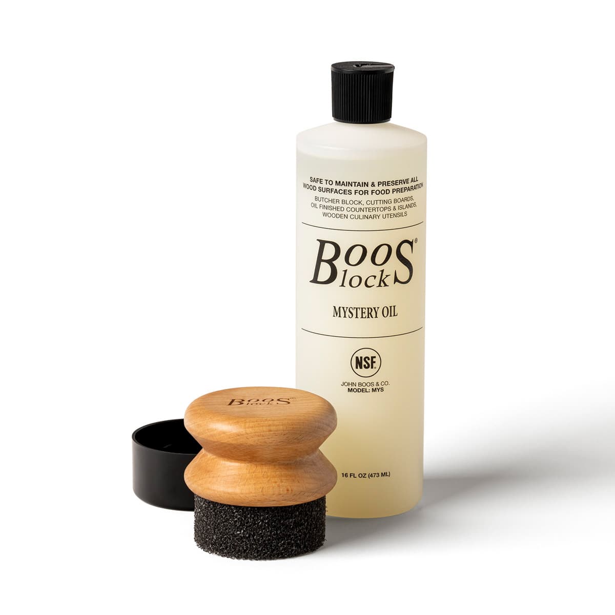 John Boos - Block 16 fl oz Mystery Oil & Applicator Wooden Cutting Board Care Set - Brown price history on PriceWatchPro