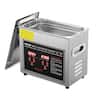 VEVOR - Ultrasonic Cleaner with Digital Timer & Heater, Professional Ultra Sonic Jewelry Cleaner, Stainless Steel - Silver