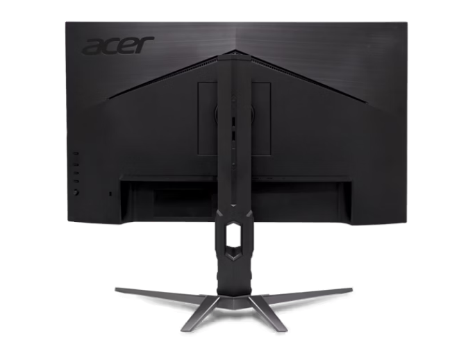 Alt View 3. Acer - Refurbished Predator XB273K V5 27" UHD Gaming Monitor – 144Hz, G-SYNC Compatible, HDR400, DisplayHDR - Black.