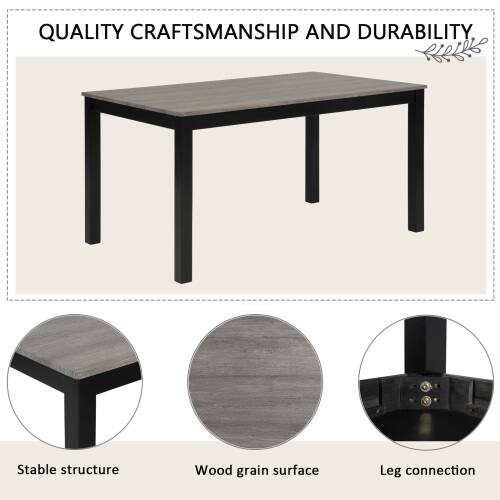 QUALITY CRAFTSMANSHIP AND DURABILITY

Stable structure
Wood grain surface
Leg connection