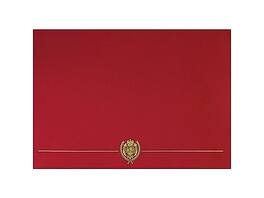 Great Papers - Classic Crest Certificate Holders, 8.5" x 11", 5/Pack - Red